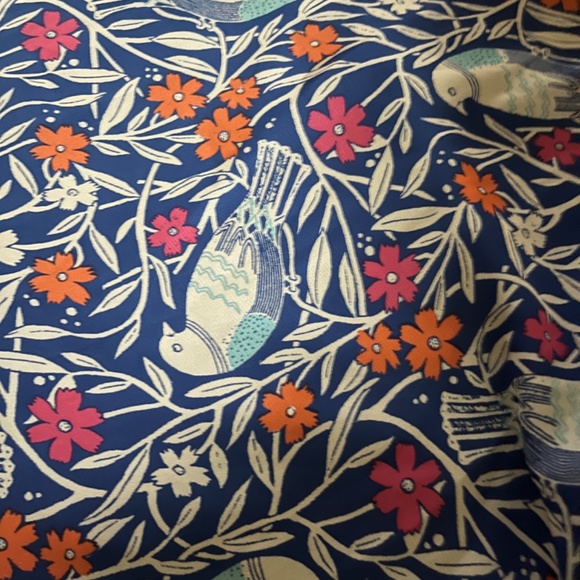 Nice blue dress with little birds - Picture 4 of 4